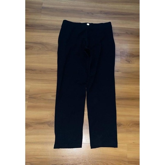 Womens T By Talbots Everyday Stretch Black Pull On Pants - Picture 6 of 6